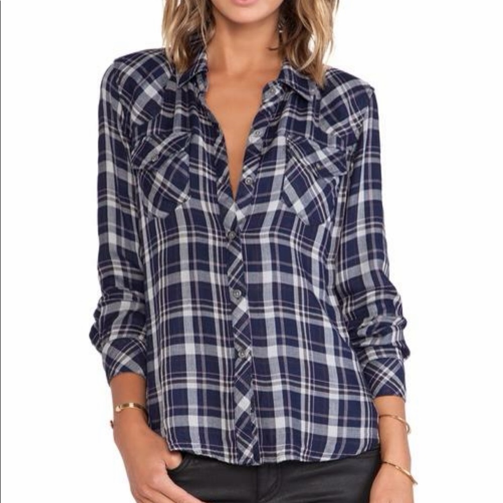 Rails LA Button Down Top